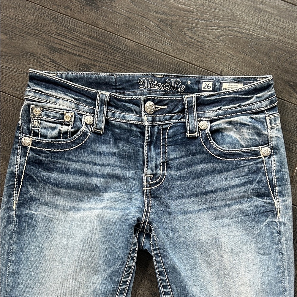 Miss Me mid rise ankle skinny jeans - Picture 5 of 6